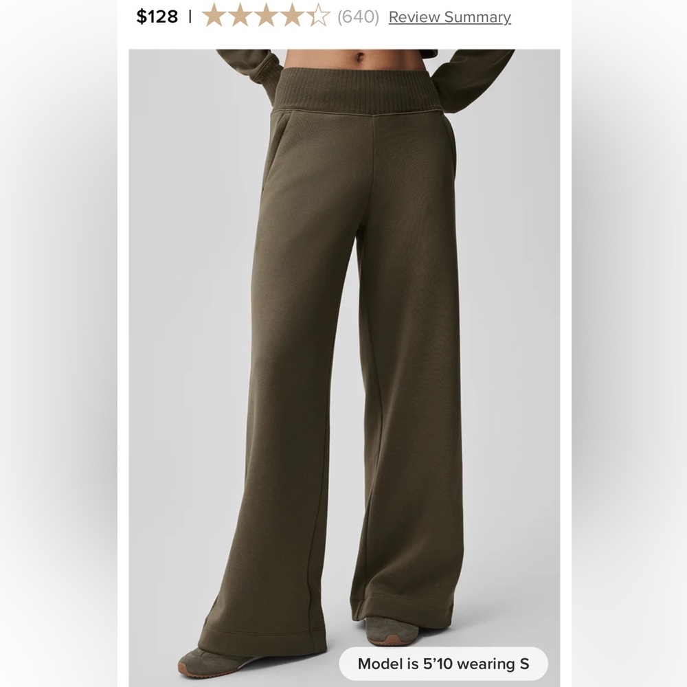 ALO Serenity Wide Leg Sweatpant